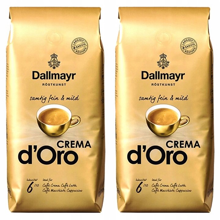 Kawa ziarnista Dallmayr Crema d'Oro 2x1kg