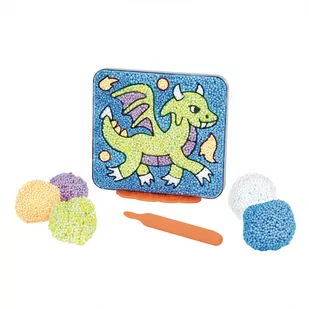 Playfoam Masa piankowa Kolorowanka Smok - Zabawki kreatywne - miniaturka - grafika 1