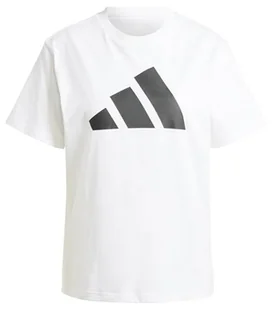 adidas Damska koszulka z grafiką PWR 3, S, biała - Koszulki i topy damskie - miniaturka - grafika 1