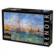 Puzzle - D-Toys Puzzle 1000 Renoir, Pałac w Wenecji - miniaturka - grafika 1