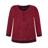 Bluzki damskie - Dziewczęca Bluzka Z Długim Rękawem, wielokolorowy, rozmiar 86 - miniaturka - grafika 1