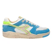 Półbuty męskie - Buty unisex Diadora B.560 Used AA Italia skóra zamszowa niebieskie-43 - miniaturka - grafika 1