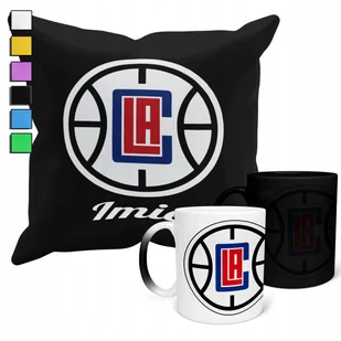 ZESTAW KUBEK MAGICZNY + POSZEWKA Z PODUSZKĄ-NBA LOS ANGELES CLIPPERS + IMIĘ - Gadżety dla niej i dla niego - miniaturka - grafika 1