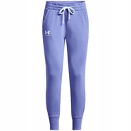 Spodnie damskie - Spodnie damskie Under Armour Rival Fleece fioletowe 1356416 495 S - miniaturka - grafika 1