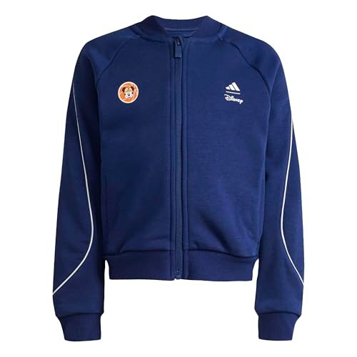 adidas uniseks-kind ADIDAS DISNEY MICKEY MOUSE TRACK TOP, dark blue/Pure Orange/off white, 6-7 Years