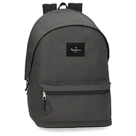 Plecaki szkolne i tornistry - Pepe Jeans Aris plecak na laptopa z podwójną komorą na laptopa 15,6" różne kolory 31 x 44 x 17,5 cm poliester plecak szkolny od Joumma Bags, Antracyt, plecak - miniaturka - grafika 1
