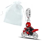 Dekoracje domu - Charms Zawieszka Motocykl Motor Motocyklista - miniaturka - grafika 1