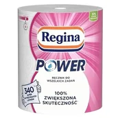 Ręczniki papierowe - Regina ręcznik papierowy do porządków domowych POWER, atest PZH 2 paczki - miniaturka - grafika 1