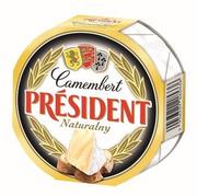 Sery - President Camembert naturalny z porostem białej pleśni - miniaturka - grafika 1