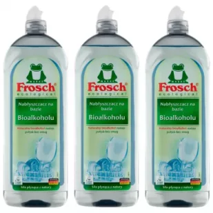 Frosch Nabłyszczacz na bazie Bioalkoholu Zestaw 3 x 750 ml - Środki do zmywarek - miniaturka - grafika 1