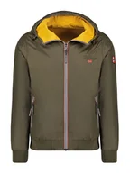 Kurtki męskie - Geographical Norway Dwustronna kurtka przejściowa "Arrivial" w kolorze żółto-oliwkowym - miniaturka - grafika 1