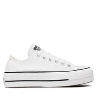 Trampki damskie - Trampki Converse Chuck Taylor All Star Lift Ox 560251C Biały - miniaturka - grafika 1