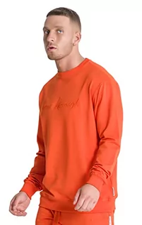 Bluzy męskie - Gianni Kavanagh Męska bluza pomarańczowa Winners Planet Sweat, pomarańczowy, M - grafika 1