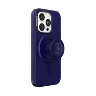 Etui i futerały do telefonów - PopSockets Etui do iPhone'a 15 Pro z uchwytem na telefon i suwakiem kompatybilne z MagSafe, etui na telefon iPhone 15 Pro, kompatybilne z bezprzewodowym ładowaniem - francuski granatowy - miniaturka - grafika 1