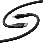 Kable USB - Motorola Silicone Cable C-C 5A 2m, Black - miniaturka - grafika 1