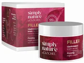 Kremy do twarzy - CLOCHEE - Simply Nature - Filler - Firming Night Cream - Ujędrniający krem na noc - 50 ml - miniaturka - grafika 1