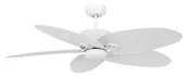 Wentylatory sufitowe - Wentylator sufitowy Fijian II White 132 cm z przełącznikiem ściennym - miniaturka - grafika 1