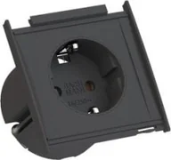 Gniazdka elektryczne - Bachmann BACHMANN KAPSA XX-Small 1x gniazdo z uziemieniem, wtyczka montażowa - miniaturka - grafika 1