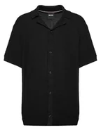 Swetry męskie - BOSS Kardigan C-Iconico 50543163 Czarny Regular Fit - miniaturka - grafika 1