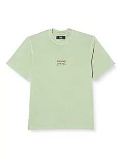 Koszulki męskie - Replay T-shirt męski, 634 Oregon Green, XL - grafika 1