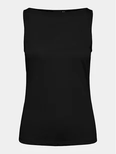 Pieces Top Anora 17148788 Czarny Regular Fit - Koszulki i topy damskie - miniaturka - grafika 1