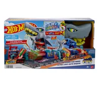 Tory, garaże, parkingi - Hot Wheels City Ultra Myjnia Rekina - model lub pojazd - miniaturka - grafika 1