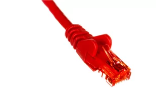 Warsztatowski Kabel LAN Patchcord CAT 6 U/UTP CZERWONY 2m KLANCAT6UUTPR0200 - Patchcordy - miniaturka - grafika 1