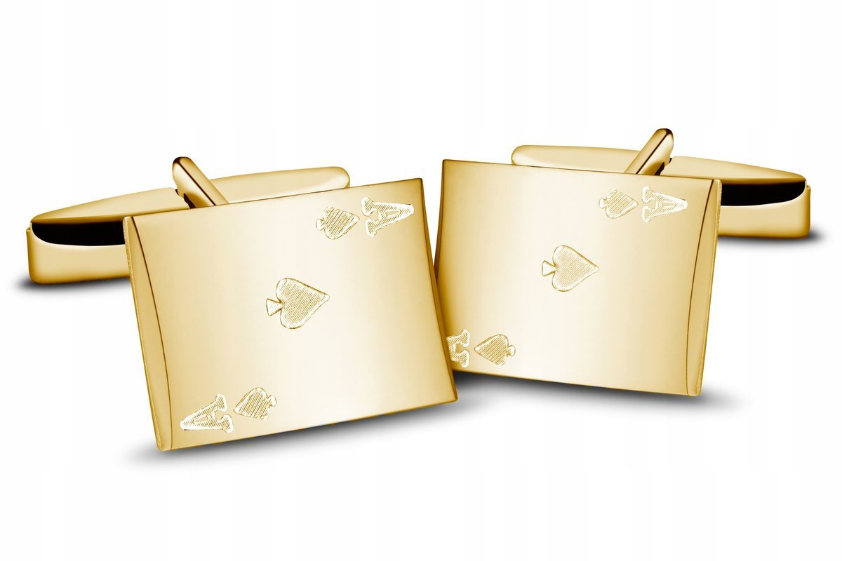 Spinki ślubne próba 925 AS wino , symbol najwyższej karty