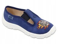 Buty dla dziewczynek - Befado kapcie dziecięce Gumy Ściągające niebieski rozmiar 30 - miniaturka - grafika 1
