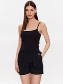 Koszulki i topy damskie - Champion Top 116069 Czarny Slim Fit - miniaturka - grafika 1
