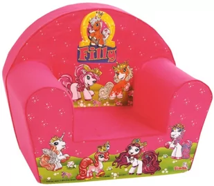 Delsit, Fotelik z pianki dla dziecka, Filly Kucyki, DT8-0014 - Krzesełka i taborety dla dzieci - miniaturka - grafika 1