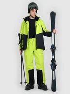Spodnie narciarskie - 4F Spodnie narciarskie z szelkami membrana Dermizax 20000 męskie - zielone XXL - miniaturka - grafika 1
