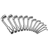 Klucze i nasadki - FACOM ZESTAW 16 KLUCZY fajkowy 6-KT METRYCZNYCH 75.JE16 - miniaturka - grafika 1