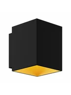 Lampy ścienne - Kinkiet SOLA WL SQUARE BLACK-GOLD 91063-N - miniaturka - grafika 1