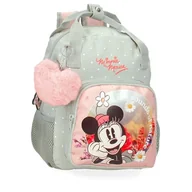 Plecaki szkolne i tornistry - Joumma Disney Minnie Wild Nature Plecak Przedszkole Zielony 23x28x10 cms 6,44L Poliester, Zielony, plecak przedszkolny - miniaturka - grafika 1