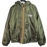 Kurtki męskie - Nasa Męska kurtka przeciwdeszczowa z podszewką Sherpa, Khaki, XL, Khaki, XL - miniaturka - grafika 1