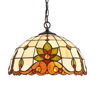 Lampa wisząca TIFFANY 2X60W E27 220 PREZENT - Lampy sufitowe - miniaturka - grafika 1