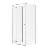 Kabiny prysznicowe - Kabina prysznicowa trójścienna Valence Lewa 100 x 195 Iridum - miniaturka - grafika 1