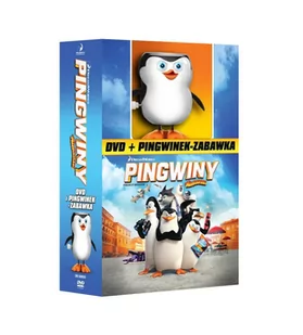 Pingwiny z Madagaskaru z Pingwinem zabawką) DVD) Eric Darnell - Filmy animowane DVD - miniaturka - grafika 1