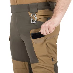 Helikon - Spodnie outdoorowe Hybrid Outback Pants - DuraCanvas - Czarne - SP-HOP-DC-01 - Odzież taktyczna i umundurowanie - miniaturka - grafika 4