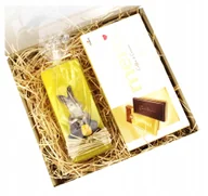 Świece - Zestaw prezentowy na Wielkanoc czekolada + świeca świeczka z zajączkiem - miniaturka - grafika 1