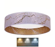 Lampy sufitowe - Brilagi - LED Plafon VELVET LED/24W/230V 3000/4000/6400K biały/złoty - miniaturka - grafika 1