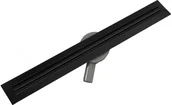 Odpływy liniowe - Mexen MEXEN FLAT 360 SLIM ODPŁYW LINIOWY Z OBROTOWYM SYFONEM BLACK 80 CM 1741080 - miniaturka - grafika 1