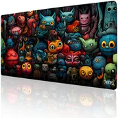 Podkładki pod mysz - DUŻA PODKŁADKA POD MYSZKĘ Widownia Cudacznych Potworów 100x50 TILT - miniaturka - grafika 1