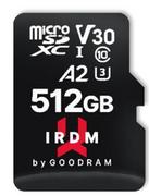 Karty pamięci - Goodram IRDM M2AA MicroSDXC 512GB UHS-I/U3 A2 V30 IR-M2AA-5120R12 IR-M2AA-5120R12 - miniaturka - grafika 1