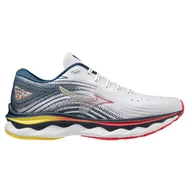 Buty sportowe damskie - Damskie Buty do biegania MIZUNO WAVE SKY 6 J1GD2202-21 – Biały - miniaturka - grafika 1