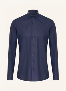 Koszule męskie - Olymp Koszula Z Dżerseju No. Six 24/Seven Super Slim blau - OLYMP - grafika 1
