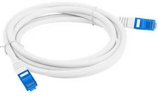 LANBERG PATCHCORD KAT.6A S/FTP LSZH CCA 15M BIAŁY FLUKE PASSED PCF6A-10CC-1500-W - Kable miedziane - miniaturka - grafika 1