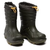 Kalosze damskie - VIKING KHAKI KALOSZE Z MIĘKKĄ CHOLEWKĄ NA SZNUROWANIE OCIEPLANE 39 J3A - miniaturka - grafika 1