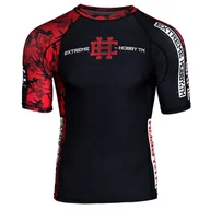 Koszulki sportowe męskie - Koszulka do MMA męska EXTREME HOBBY RED WARRIOR - miniaturka - grafika 1
